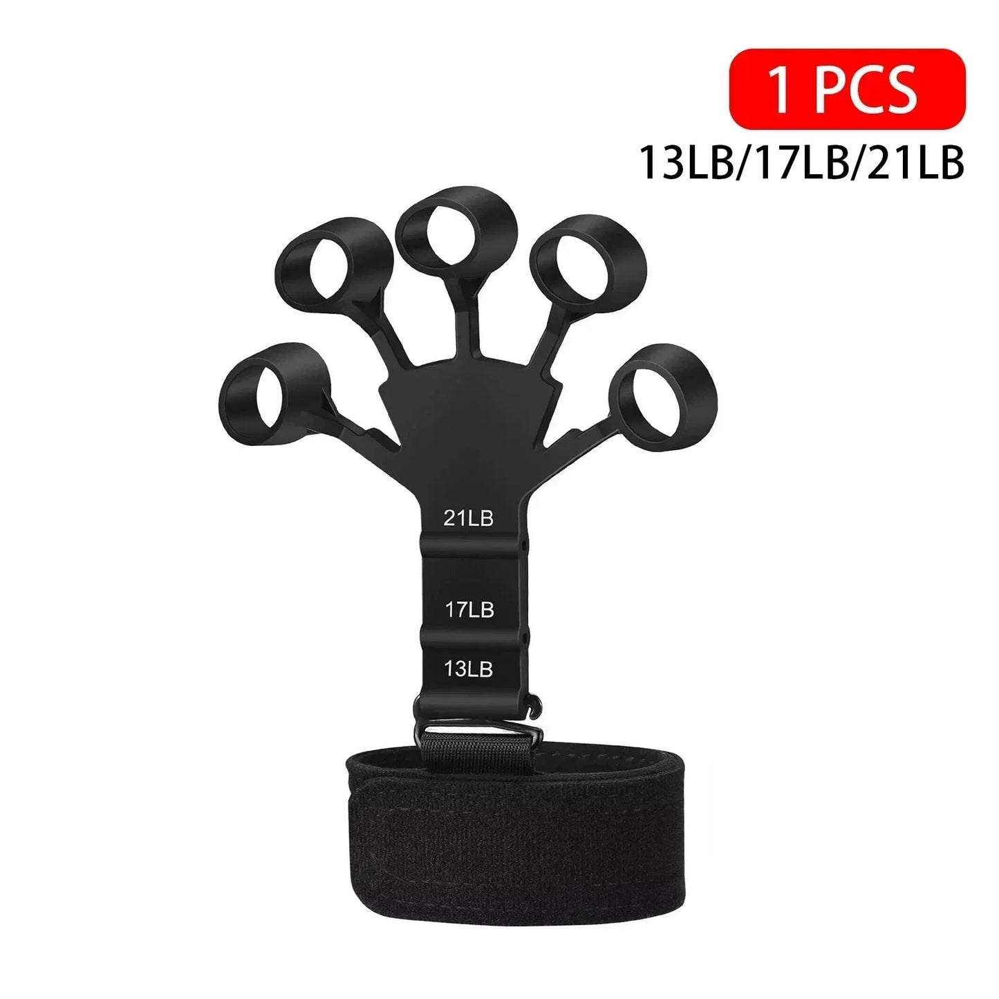 GripFlex™ Finger Trainer – 6-Level Hand Resistance Band for Strength & Rehab