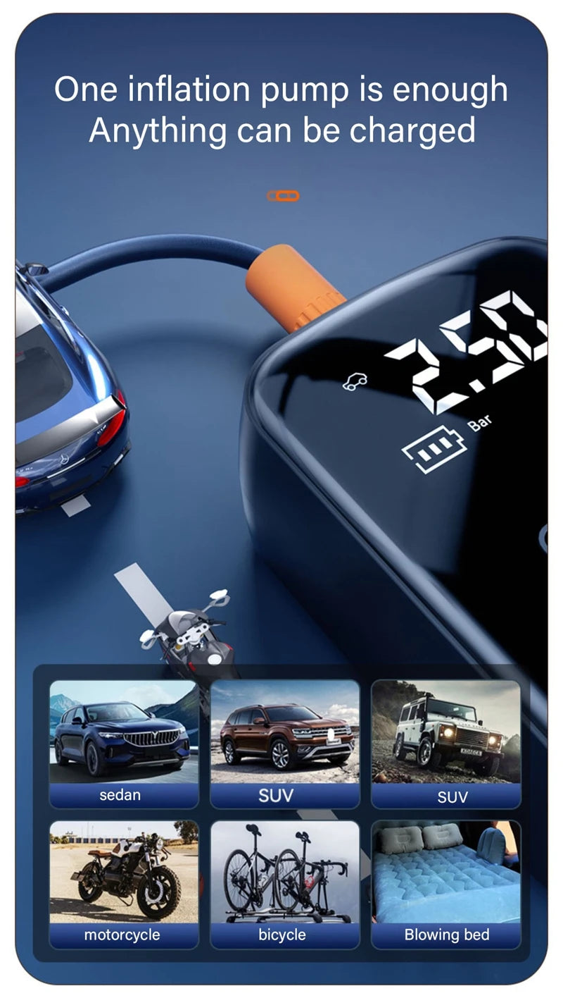 SmartPump X1 – Cordless Air Pump for All Vehicles