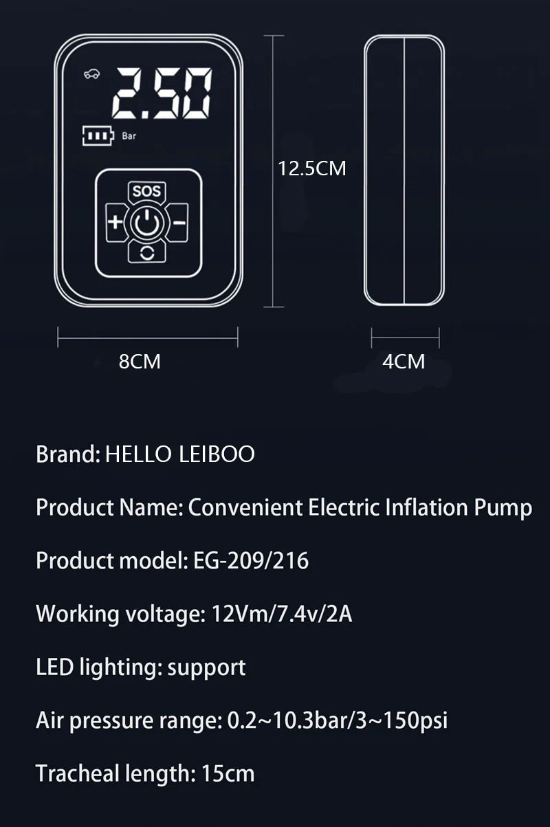 SmartPump X1 – Cordless Air Pump for All Vehicles