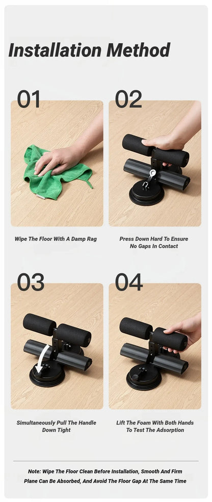 CoreFit™ Suction Sit-Up Bar – Home Fitness Tool