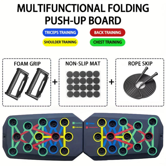IronGrid Push-Up Board – 12-in-1 Multifunctional Home Workout System