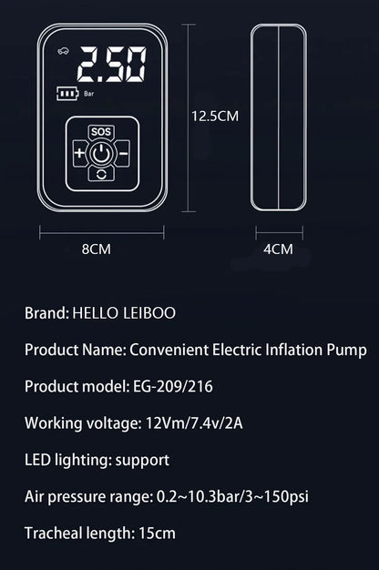 SmartPump X1 – Cordless Air Pump for All Vehicles