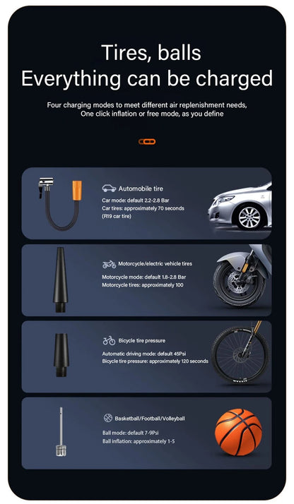 SmartPump X1 – Cordless Air Pump for All Vehicles