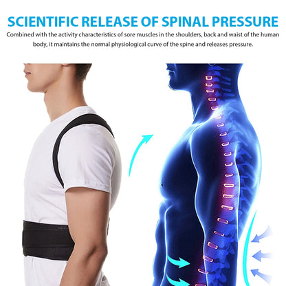 PostureGuard – Adjustable Back Posture Corrector