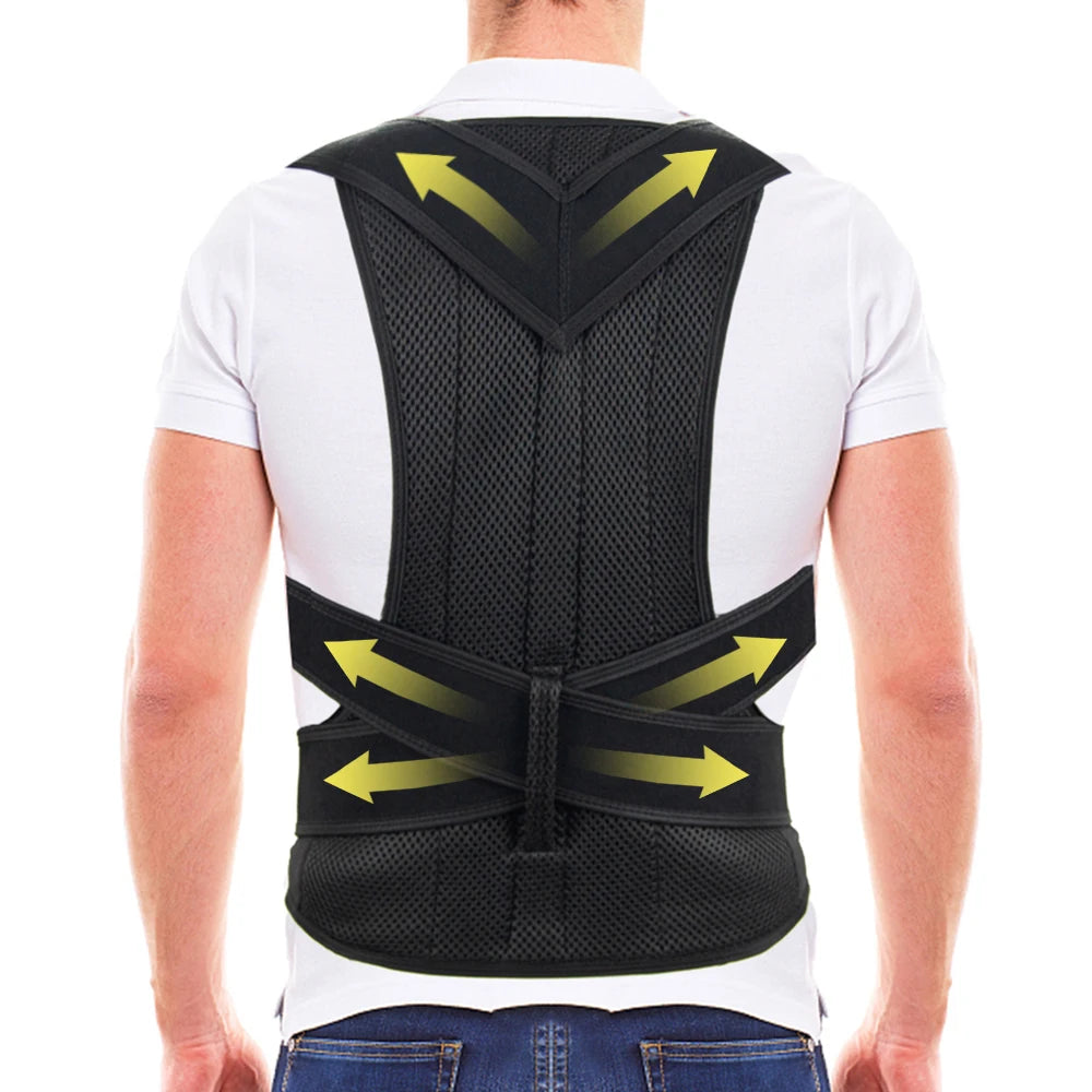 PostureGuard – Adjustable Back Posture Corrector