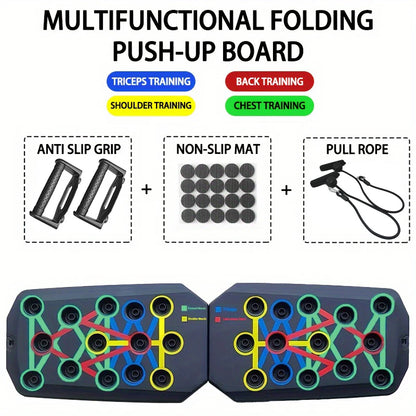 IronGrid Push-Up Board – 12-in-1 Multifunctional Home Workout System