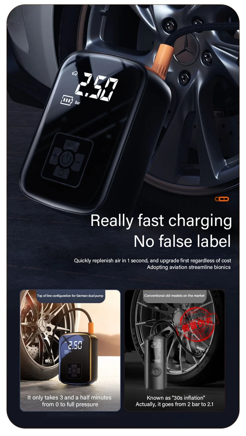 SmartPump X1 – Cordless Air Pump for All Vehicles