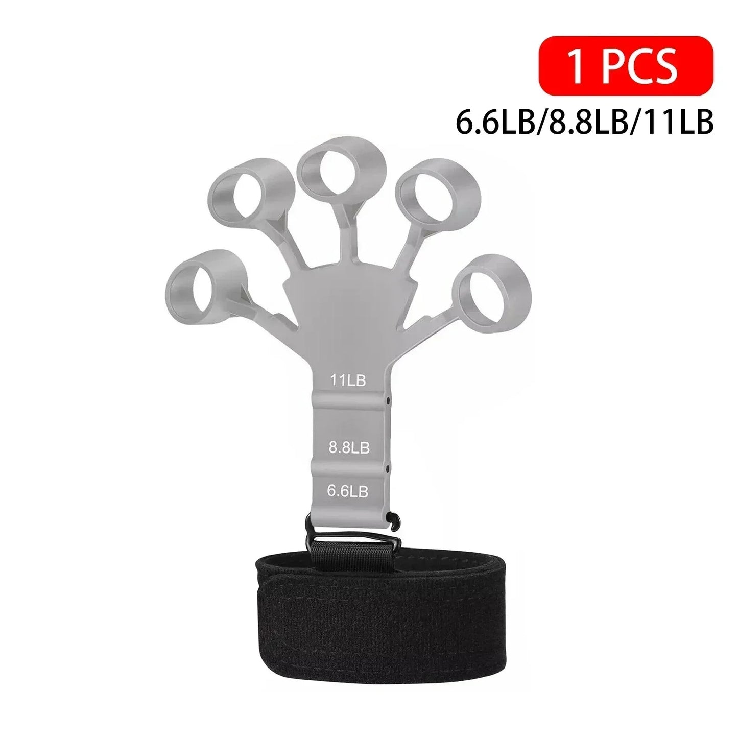 GripFlex™ Finger Trainer – 6-Level Hand Resistance Band for Strength & Rehab