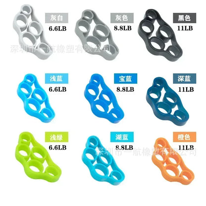 GripFlex™ Finger Trainer – 6-Level Hand Resistance Band for Strength & Rehab